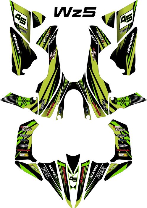 Naklejki Yamaha YFZ 450 R okleina  2014+