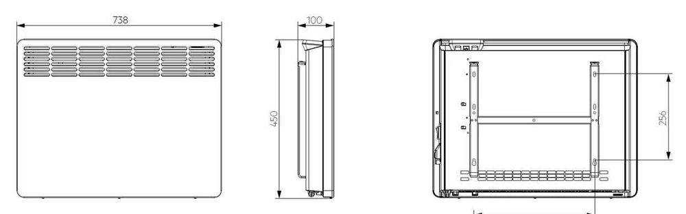 grzejnik elektryczny 2kW (jak nowe)