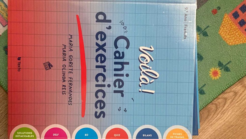 Conjunto de livros de fichas do 9 ano encadernados