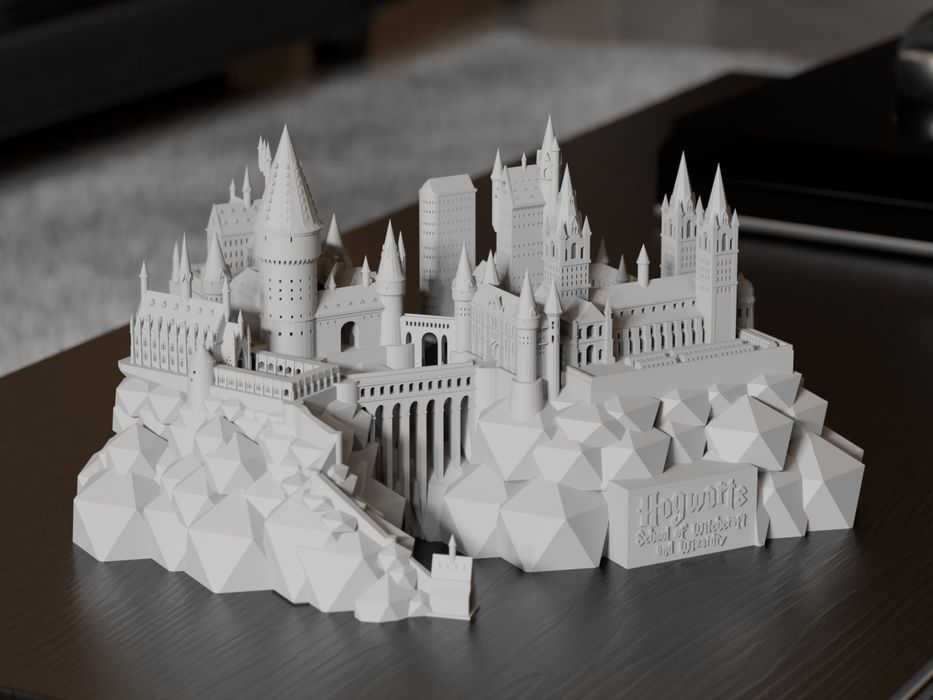 3D модель Гоґвортсу