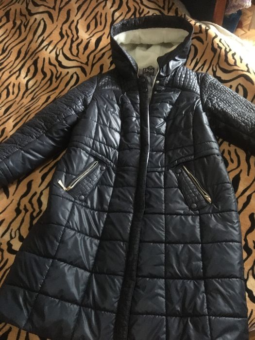 Женский пуховик большого размера