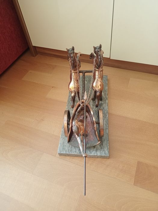 Figura rydwan Okazja rzymski ,gladiator,rzeźba dekoracja