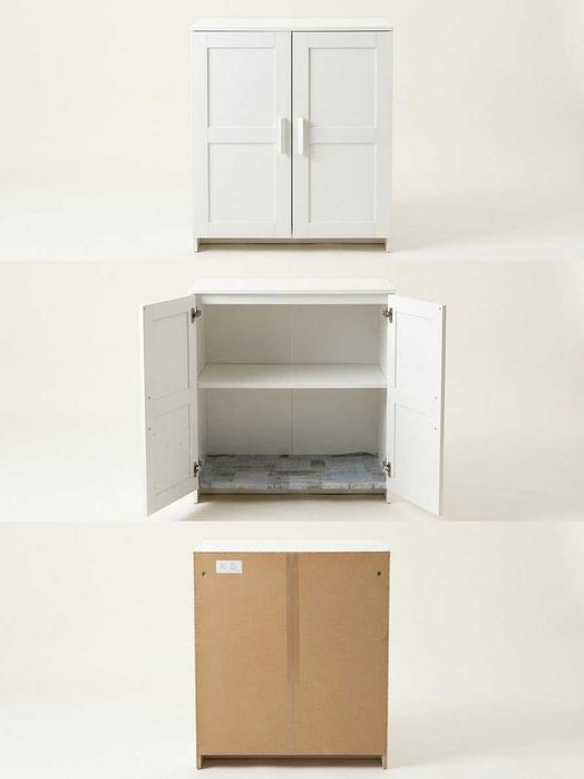 Móvel de duas portas com duas prateleiras do IKEA