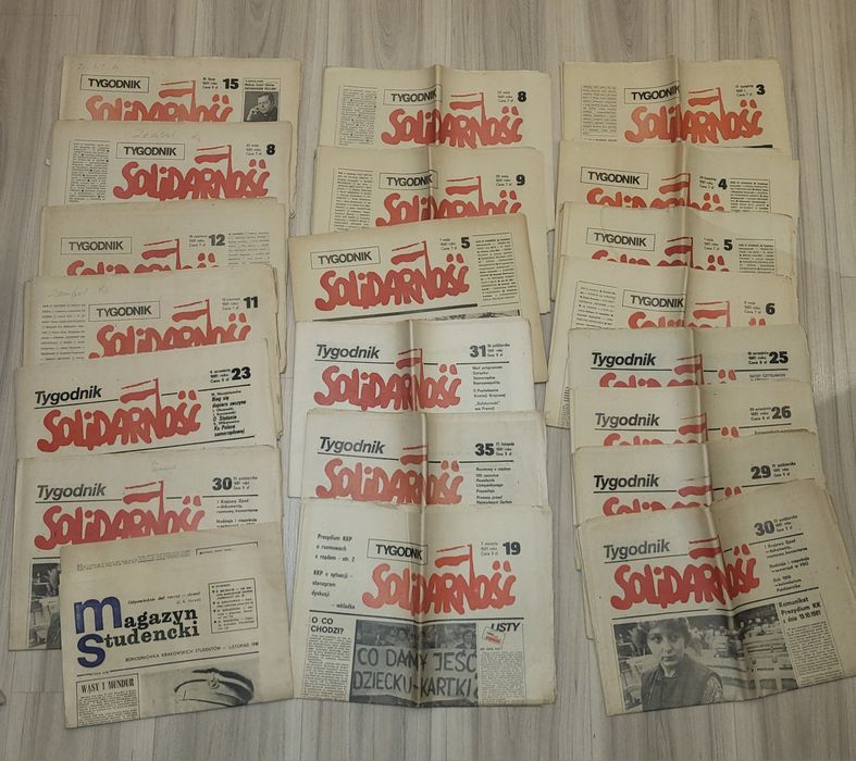 Tygodnik " Solidarność "  pojedyncze numery- oryginały - Nie przedruki