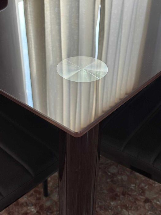 Mesa nova castanho + 4 cadeiras com desconto