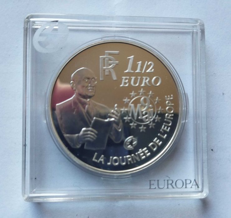 Srebrna moneta kolekcjonerska 1 1/2 euro 2006 r. Francja