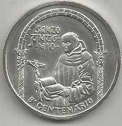 Portugal 500 escudos, 1995 800º Aniversário - Nascimento de Santo António