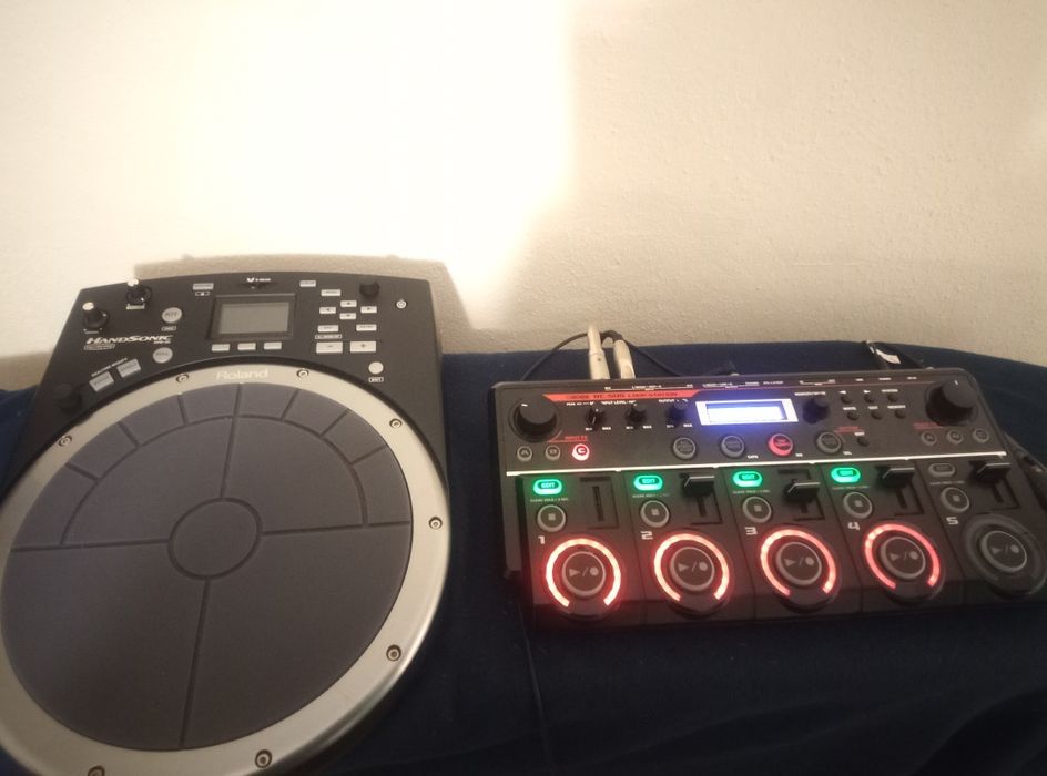 Roland HPD-20 Handsonic / Loop station Boss Rc-505