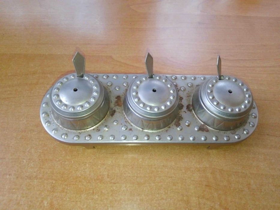 Kabaret przybornik na przyprawy sól pieprz zestaw do przypraw PRL