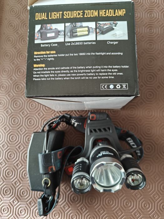 Luz para capacete