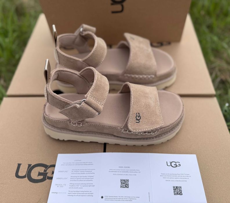 Босоножки/Босоніжки Ugg W Goldenstar Sandals Sand Оригінал/ Сандалі Угг Driftwood/ Угги Сандали Угг/Уггі