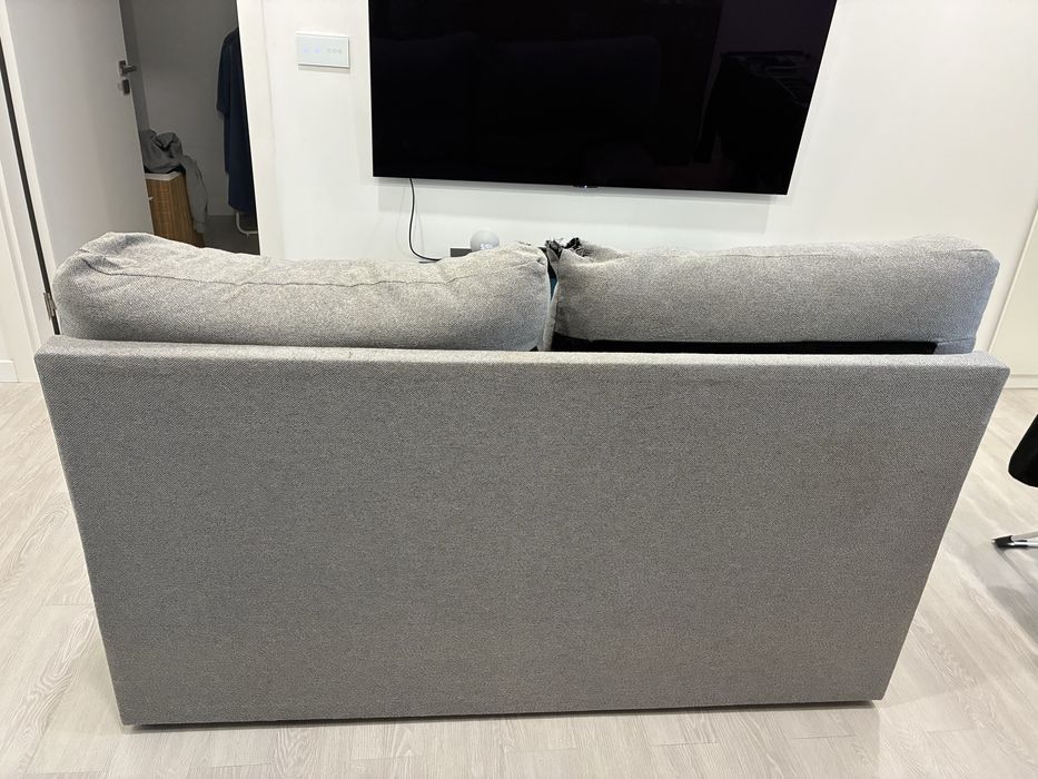 Sofá 2 Lugares Cinzento