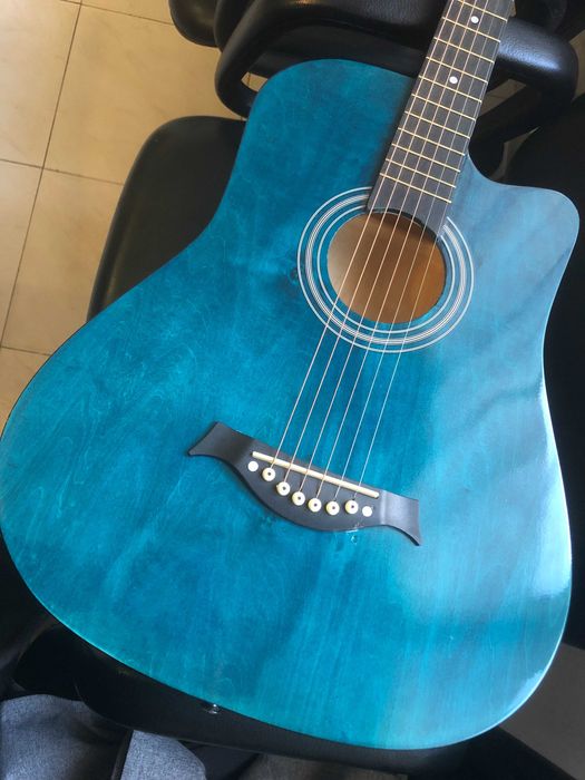 Violão Novo - 38 Polegadas, Mais Capa, Correia, Paleta, capotraste