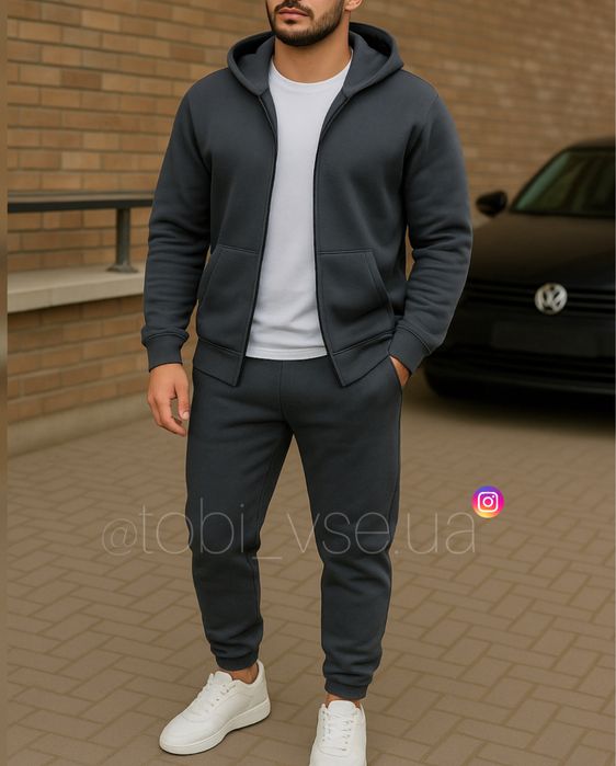 АКЦІЯ‼️ ТЕПЛИЙ Костюм на флісі Чоловічий/Мужской спортивный комплект