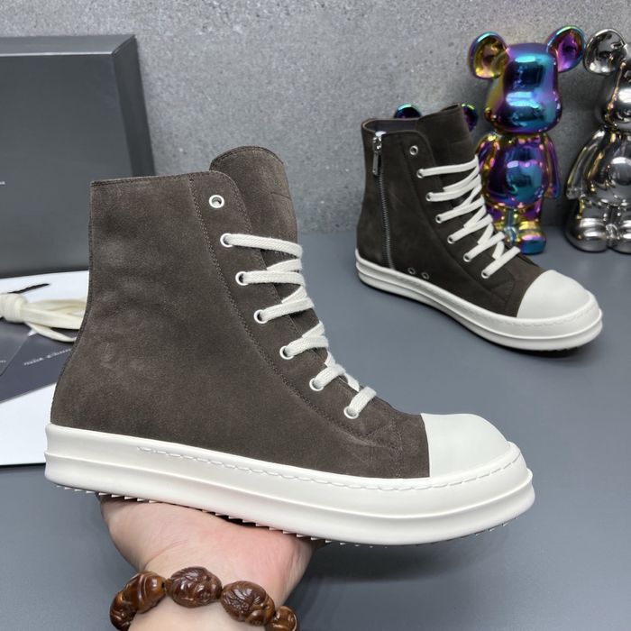 Нові Кеди Rick Owens Ramones Brown Suede/DRKSHDW/40-44/Преміум якість!