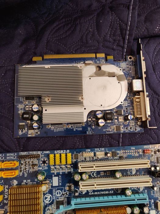 Плата с Sempron + RAM+ GPU