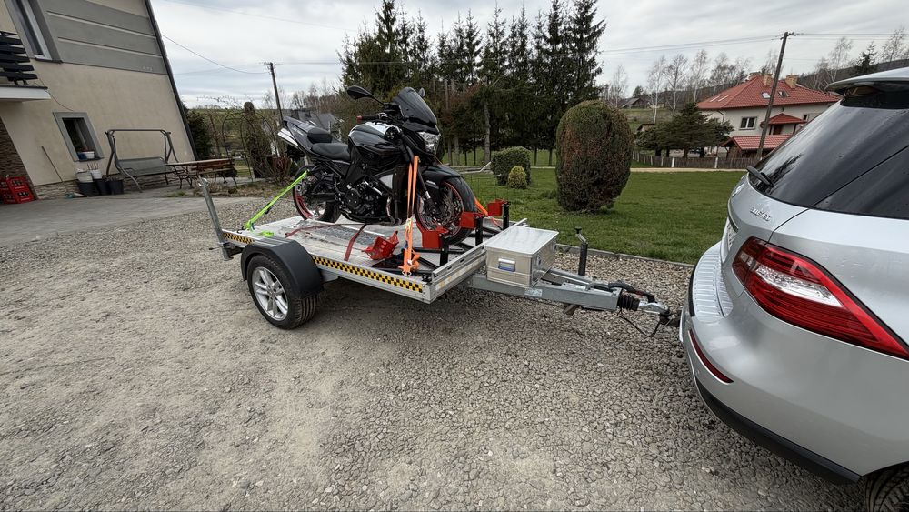 WYNAJME Przyczepa motocyklowa 3 motocykle – 70 zł/doba