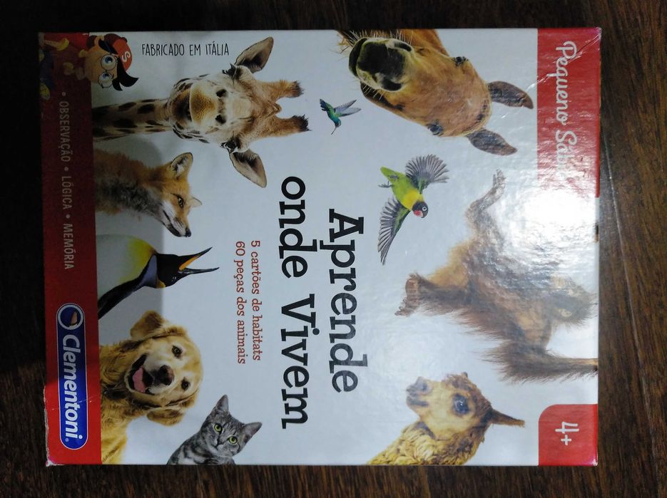 Jogo de Clementoni - Pequeno Sábio - Aprende Onde Vivem os Animais.