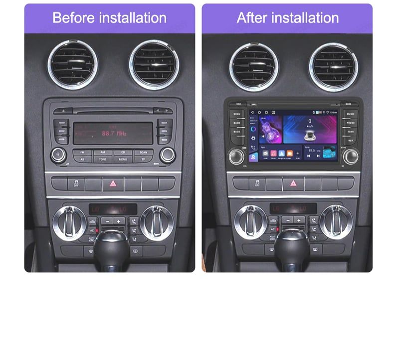 RÁDIO GPS ANDROID 13 AUDI A3 8P 03-13