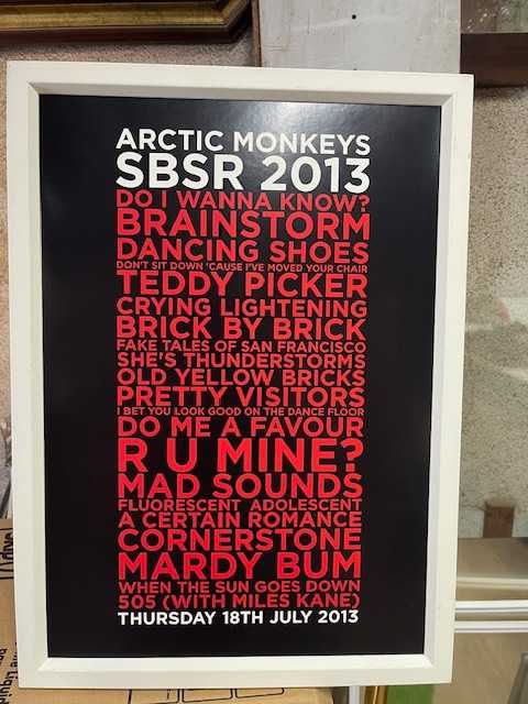 Poster com moldura Arctic Monkeys - 2013