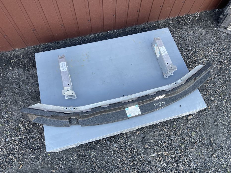BMW F20 F21 absorber z belką belka przedniego wzmocnienia pianka oryginał demontaz