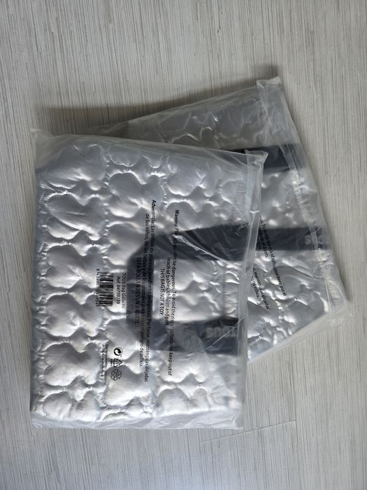 Torba TOUS plażowa shoperka srebrna NOWA