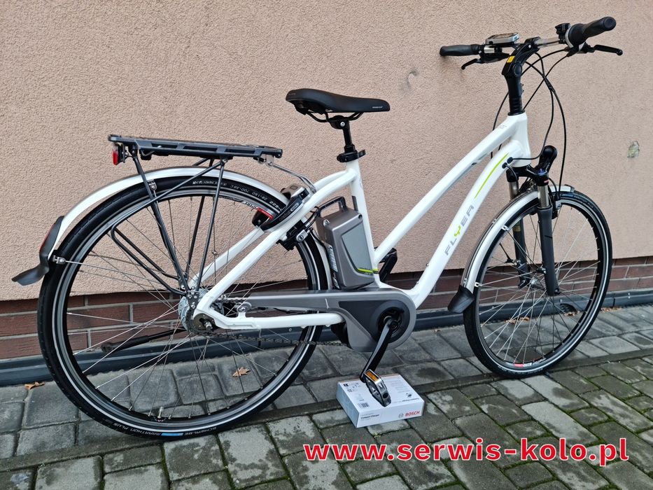 Rower elektryczny damski damka FLYER koła 28 SHIMANO NEXUS okazja