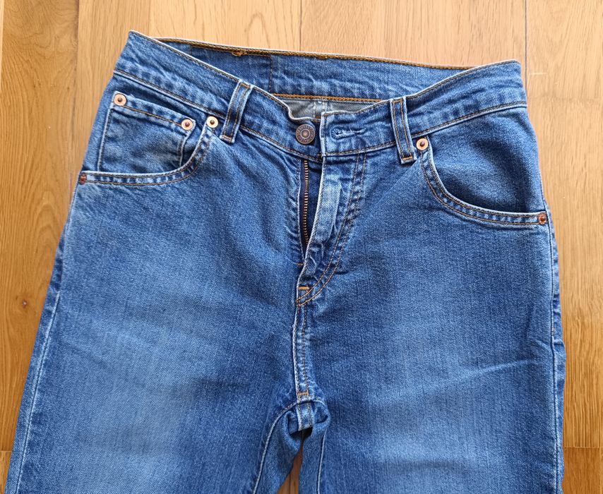 2 Calças de ganga Levi's Strauss Originais de mulher W27 L32.