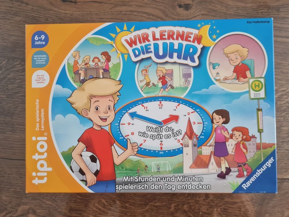 Elektroniczną książka tiptoi wir lernen die uhr