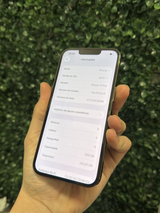 Apple Iphone 13 Pro 256 GB Preto - Pague até 12x