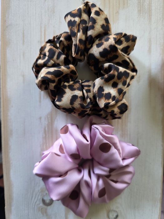 Gumki scrunchie satynowe