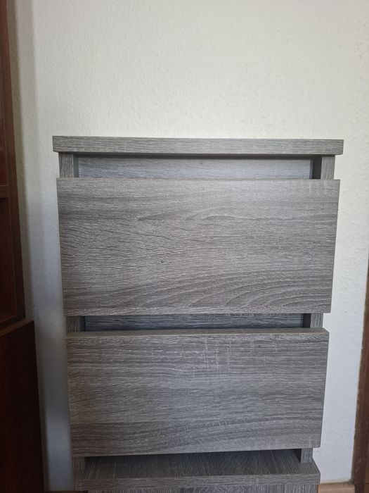 Mesas de cabeceira cinza