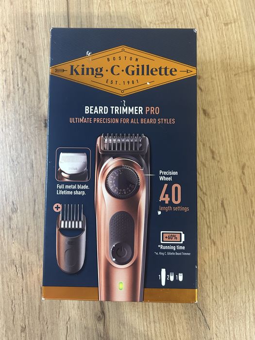 Тример для бороди King C. Gillette Pro