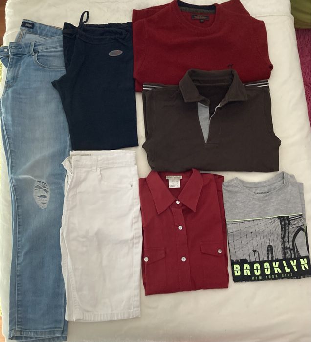 Lote roupa para criança 8/10a