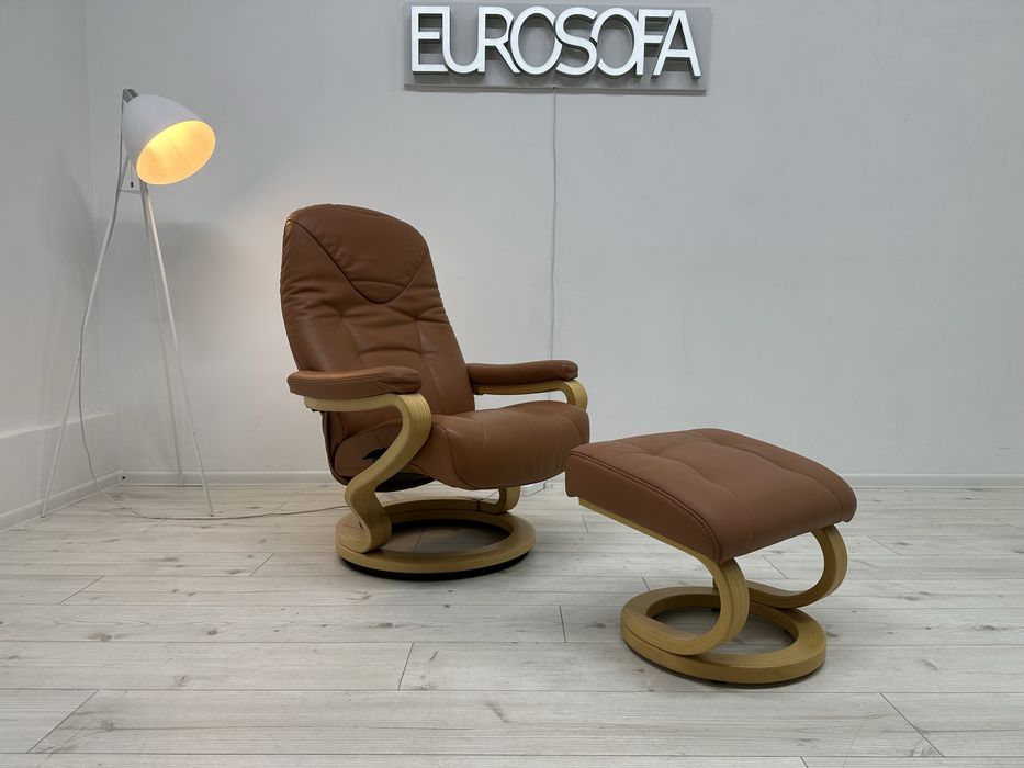 Фірмове шкіряне крісло”Himolla”