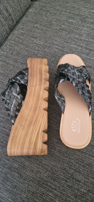 Klapki Koturny NOWE, Buty Damskie