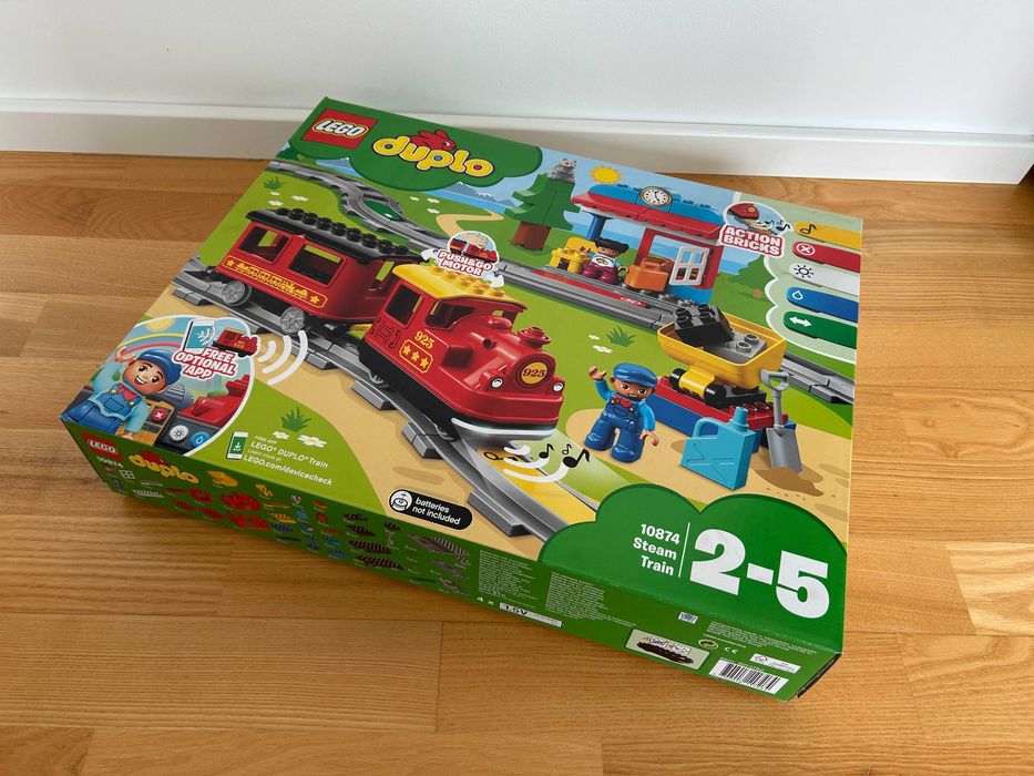 LEGO 10874 Duplo - Pociąg parowy Łączany / Oświęcim