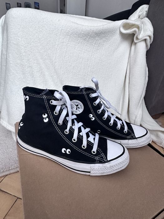 Conversy trampki czarne