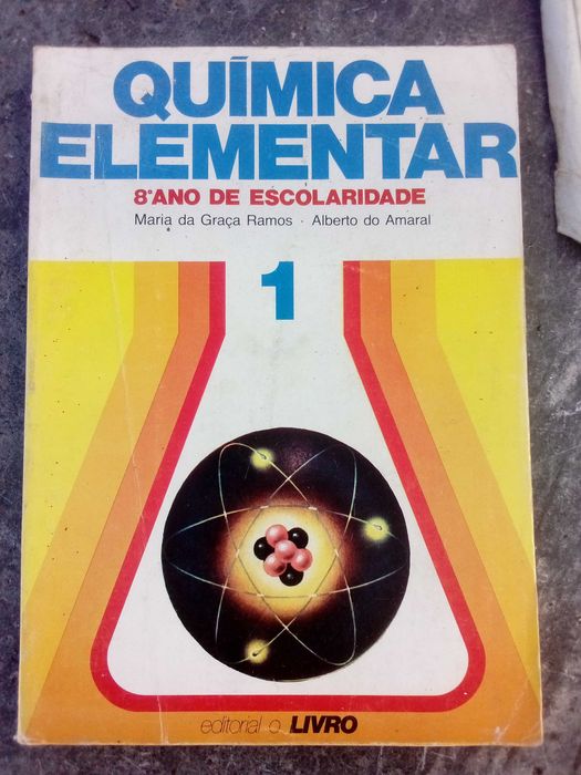 livros escolares de física e química