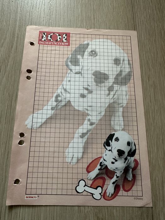 Karteczki do segregatora 101 Dalmatyńczyków