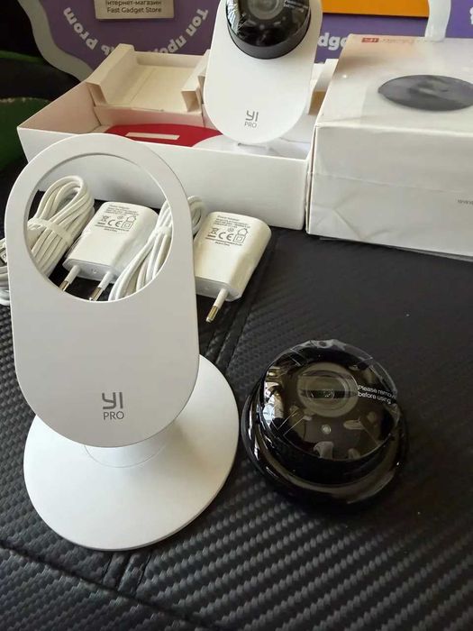 Набір 2 шт. IP-камера YI Home 2K PRO White  (Міжнародна версія) відеоняня camera