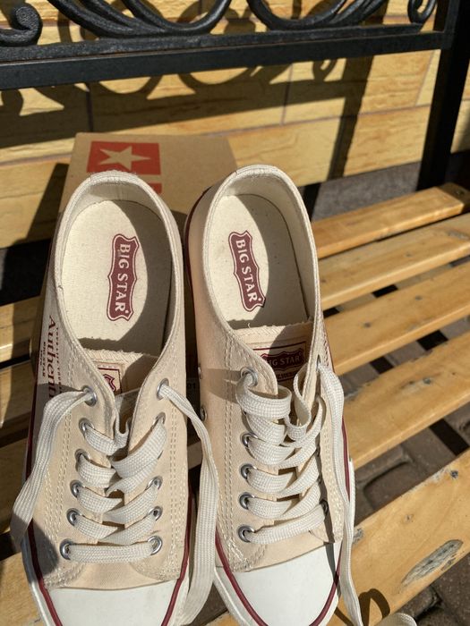 Trampki Big Star rozmiar 38 beżowe  jak nowe