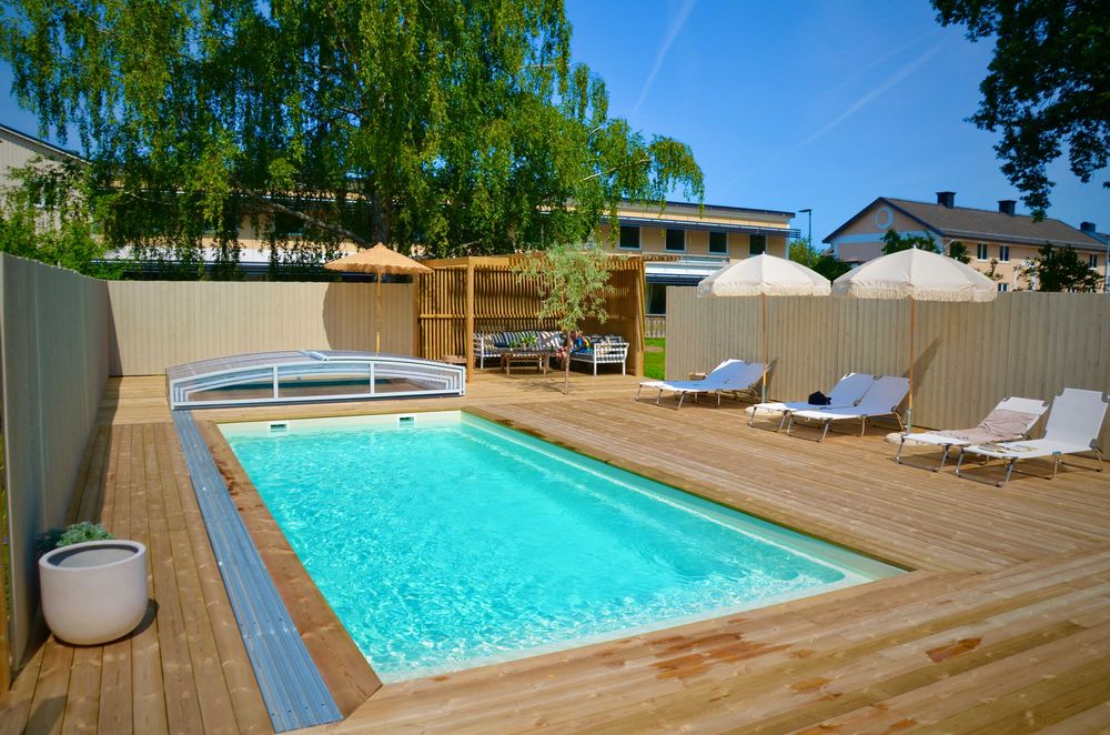 Basen ceramiczno-karbonowy 8,3x3,7x1,5m DOŻYWOTNIA GWARANCJ bez betonu