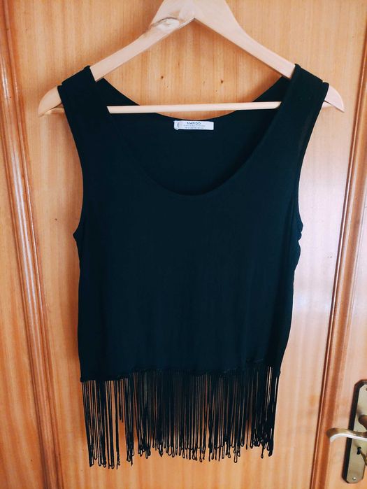 Conjunto boho top + quimono