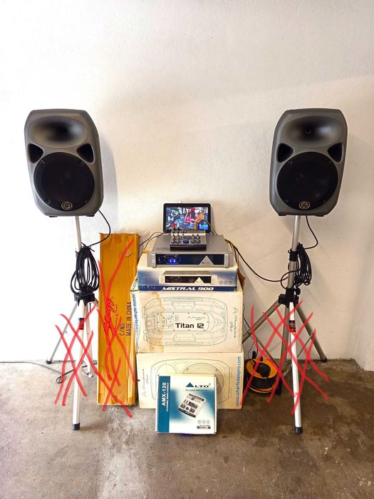 Sistema de som 1000W( como novo )