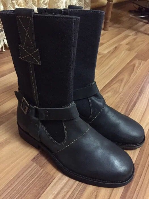 Нові шкіряні чоботи / кожаные сапоги Explorer 40р