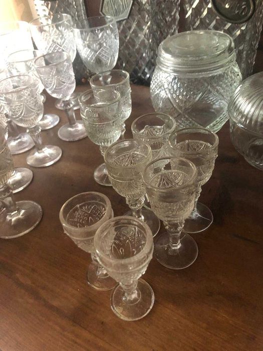 Frascos e Copos de cristal