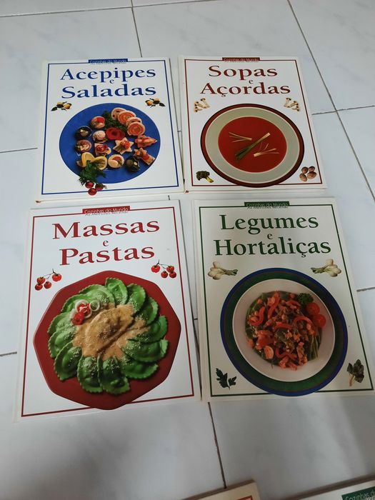 Conjunto de 14 Livros de Culinária