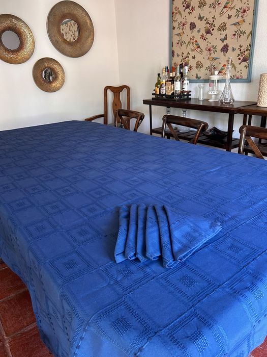 Toalha de mesa.