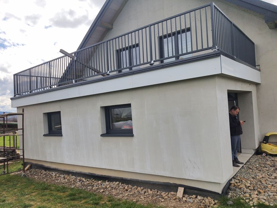 Balustrada panelowa 80x20 ocynk ogniowy